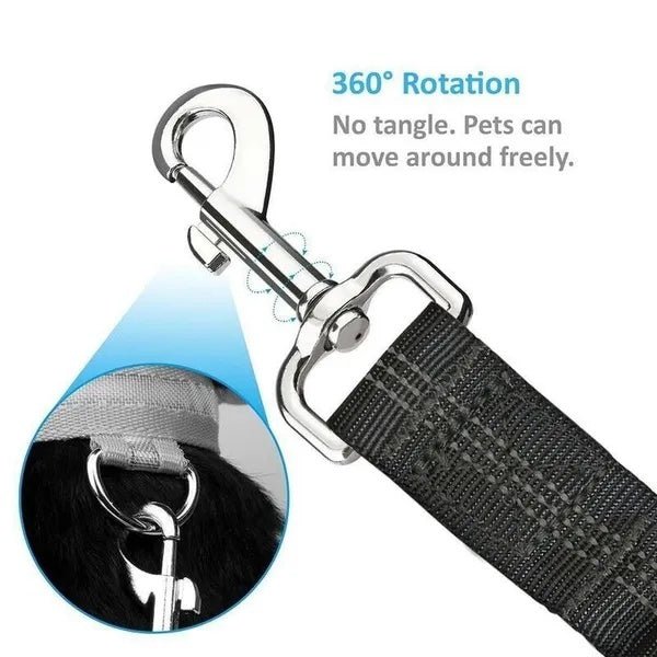2 Pack Cat DOG PET Safety Seatbelt Car Vehicle Seat Belt Adjustable Harness Lead - pettspy