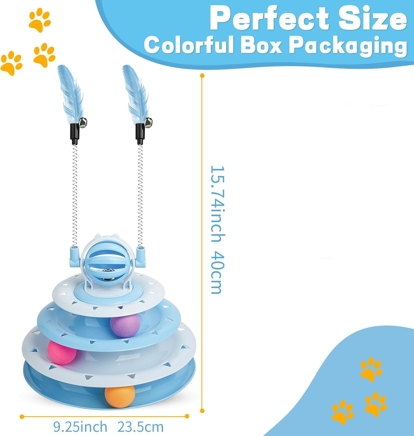 Interactive Indoor Cat Toys & Puzzle Balls for Kittens