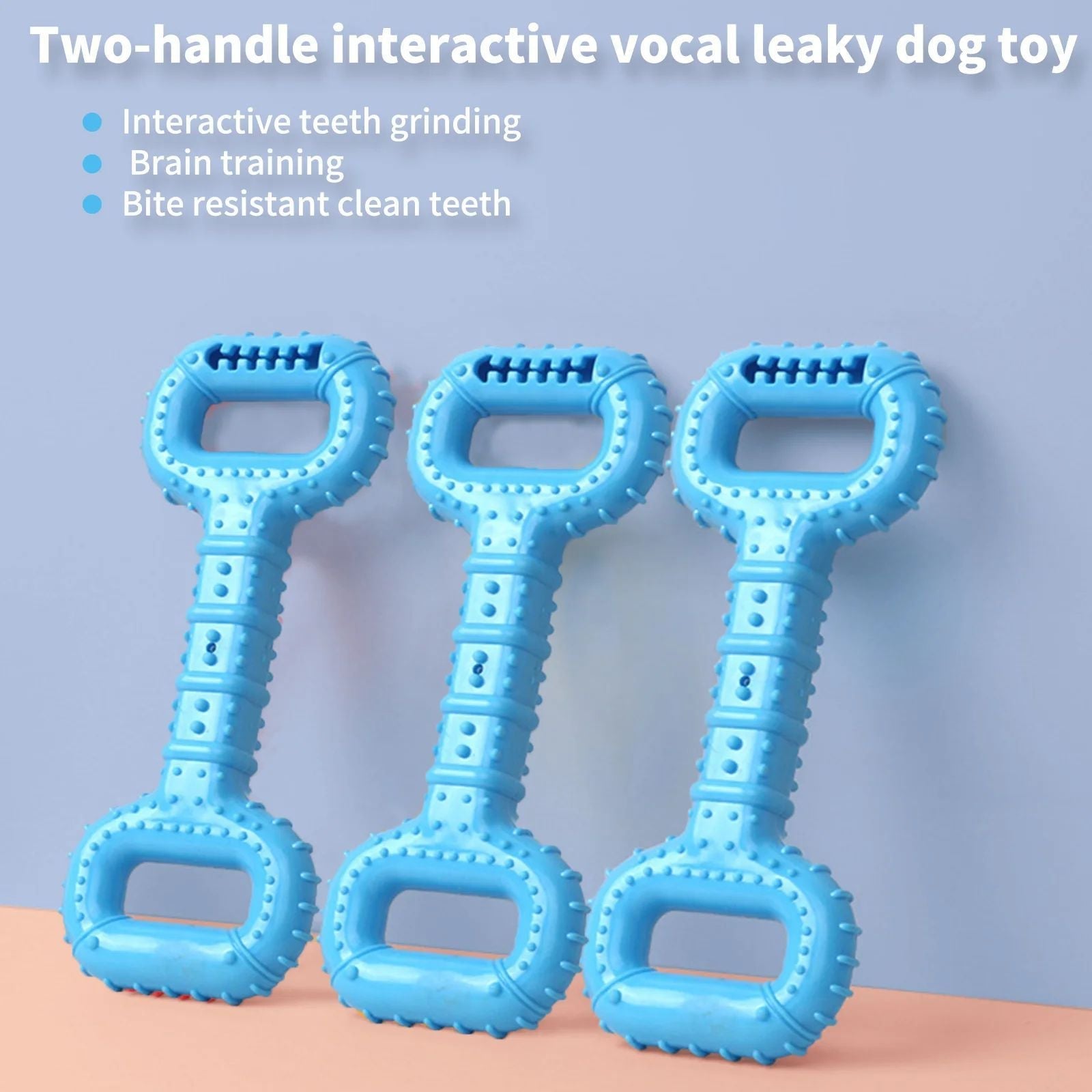Active Dog Bone Toys with Pull Band & Teething Aid - pettspy