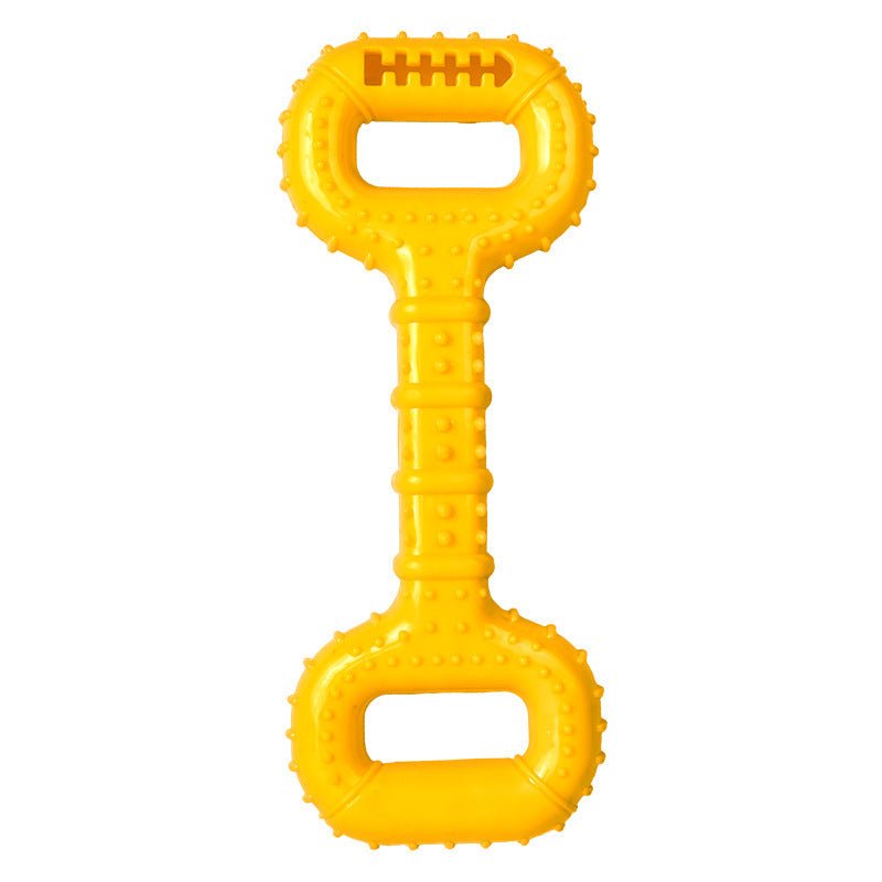 Active Dog Bone Toys with Pull Band & Teething Aid - pettspy