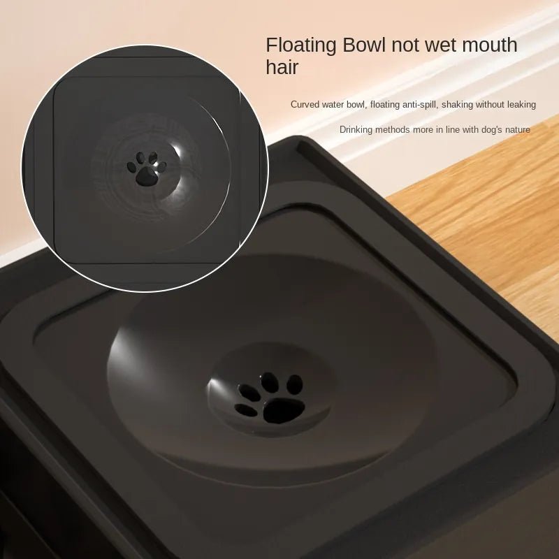Adjustable Double Elevated Dog Bowls - pettspy