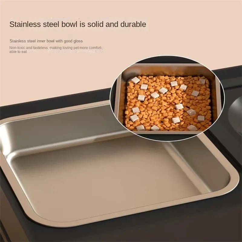 Adjustable Double Elevated Dog Bowls - pettspy