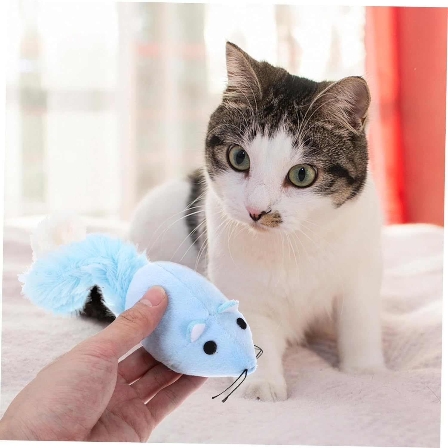 Cat Interactive Toys Mice Shape Kitten Toys - pettspy