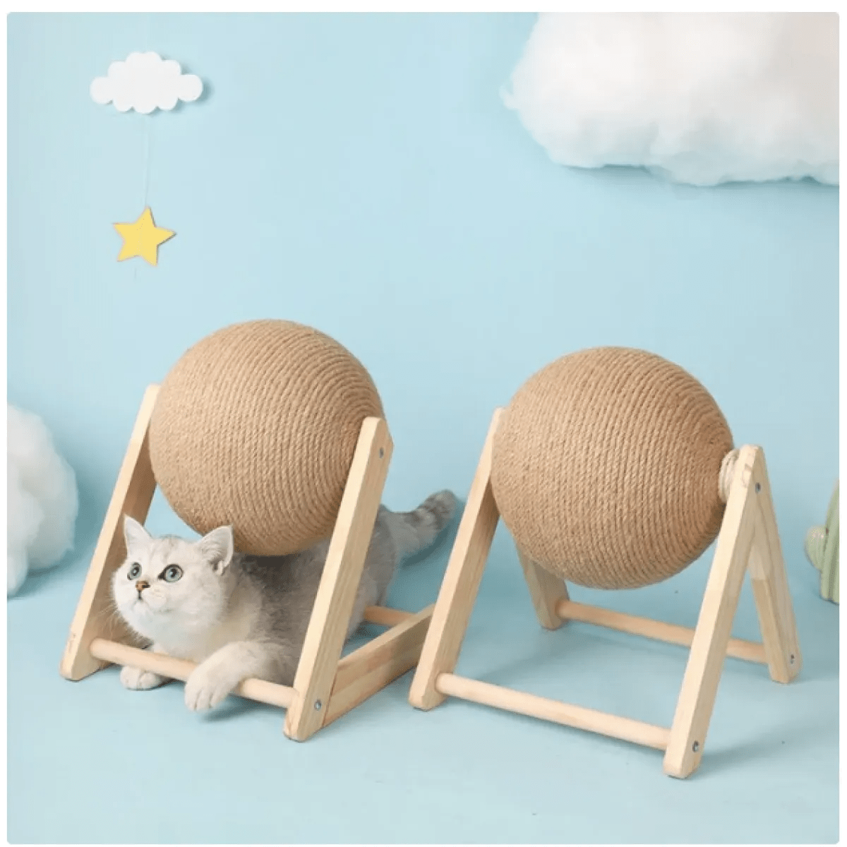Durable Cat Scratching Post Frame - pettspy
