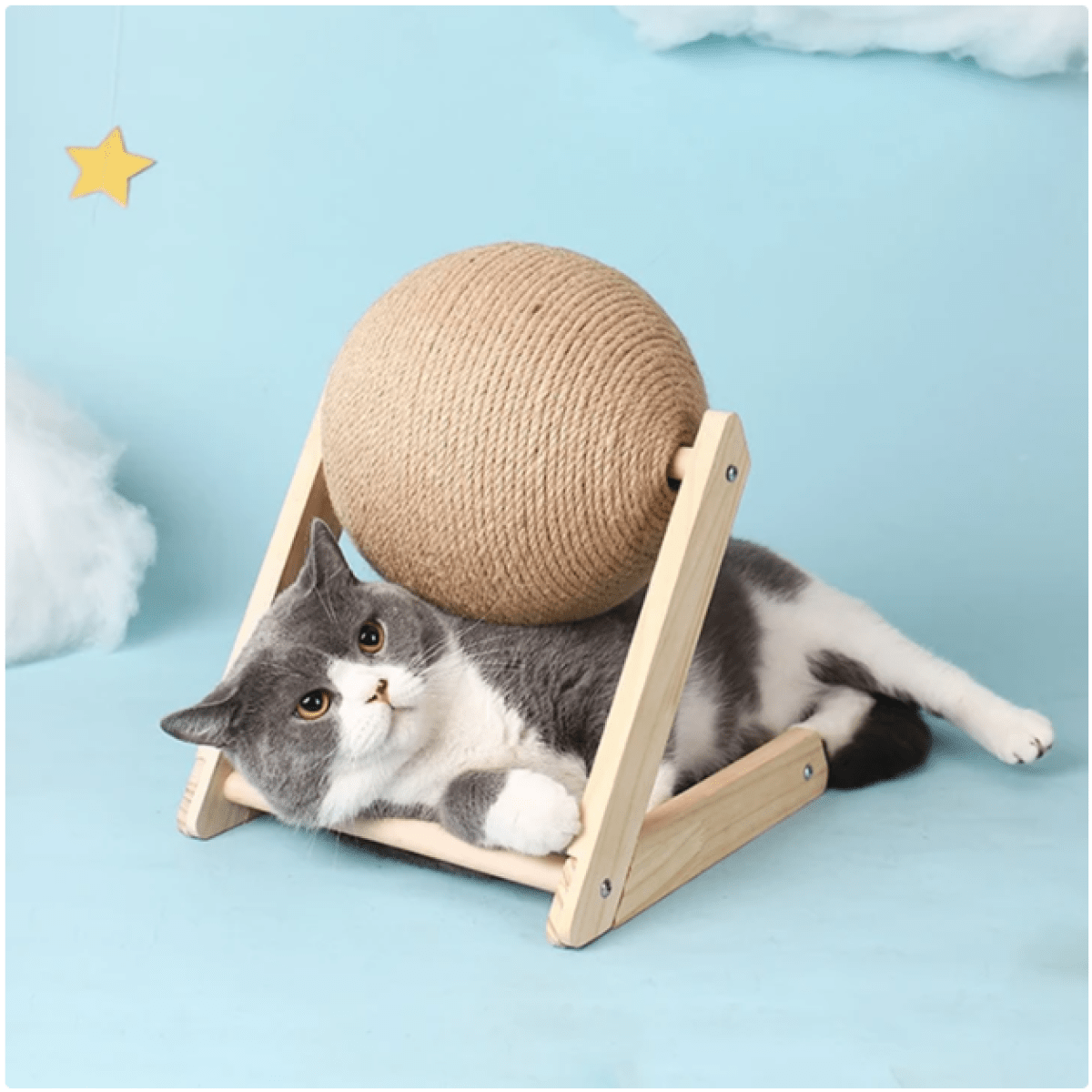 Durable Cat Scratching Post Frame - pettspy