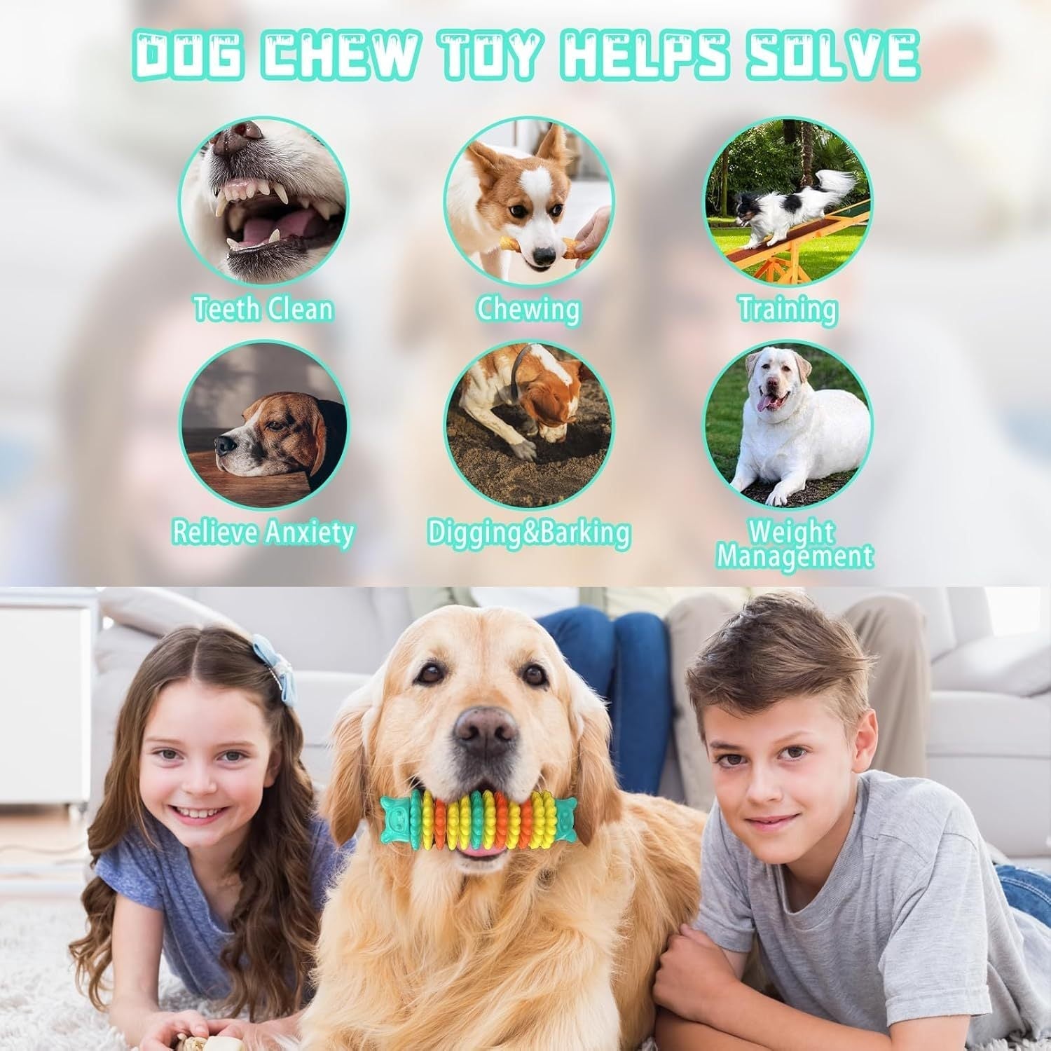 Durable Indestructible Dog Chew Toys for Aggressive Chewers - pettspy