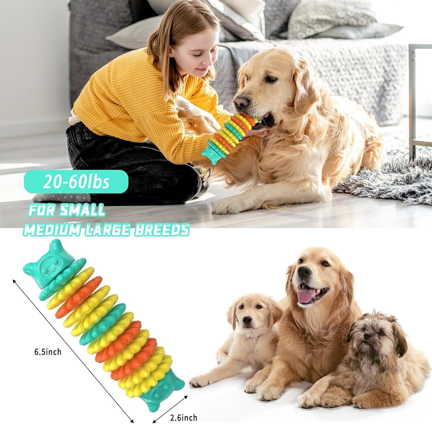 Durable Indestructible Dog Chew Toys for Aggressive Chewers - pettspy