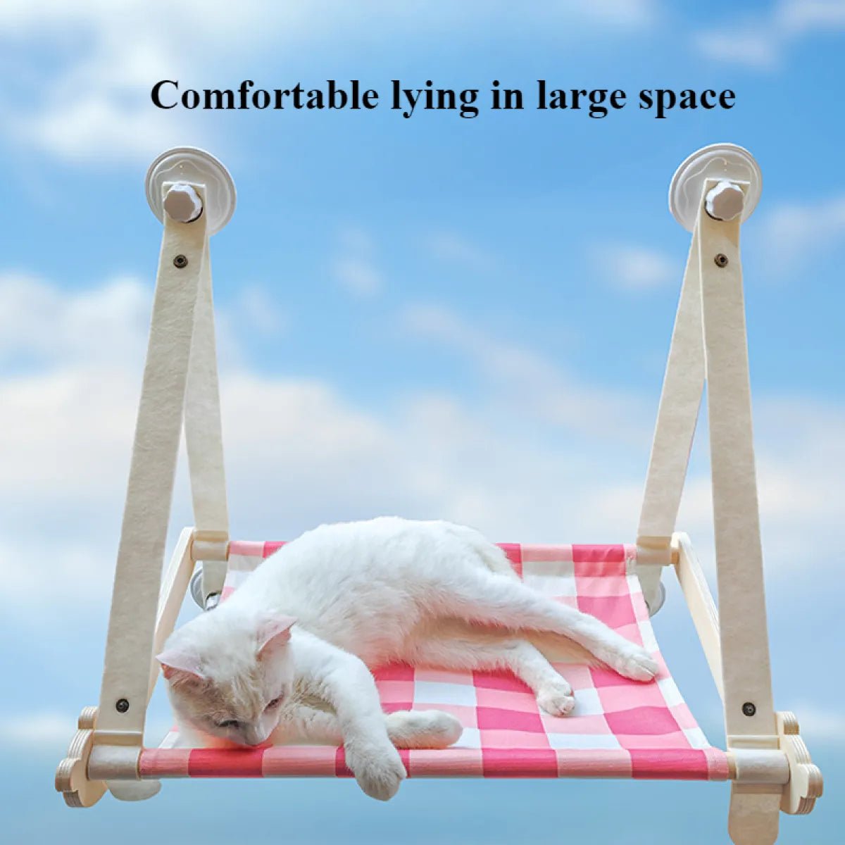 Durable Wooden Cat Window Hammock - pettspy