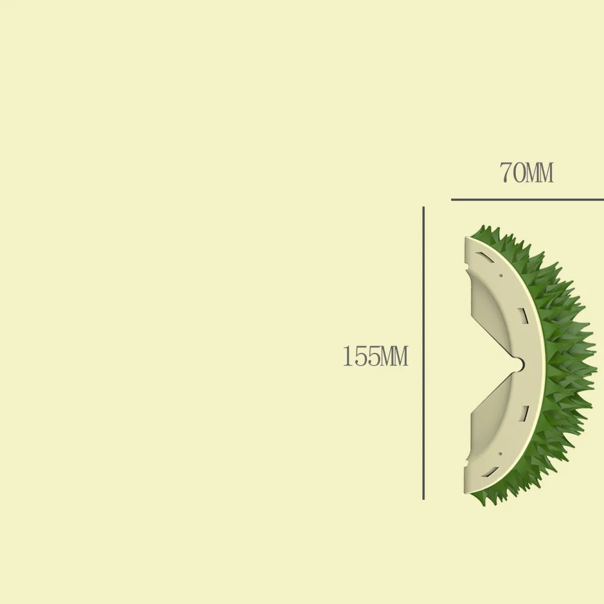 Durian Shaped Cat Hair Remover - pettspy