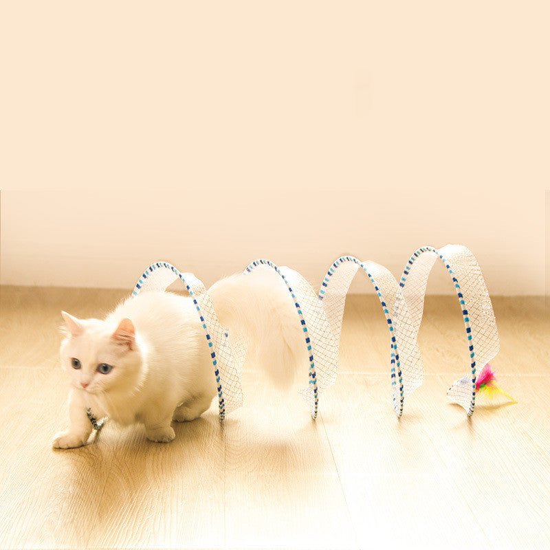 Foldable Storage Of Cat Tunnel Toys - pettspy