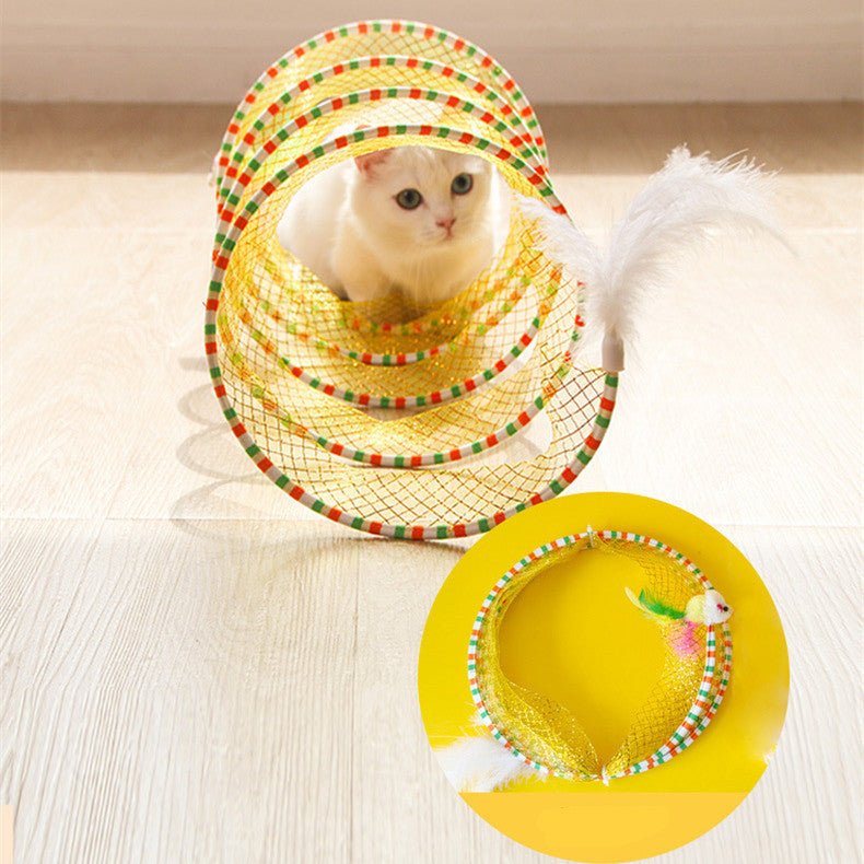 Foldable Storage Of Cat Tunnel Toys - pettspy