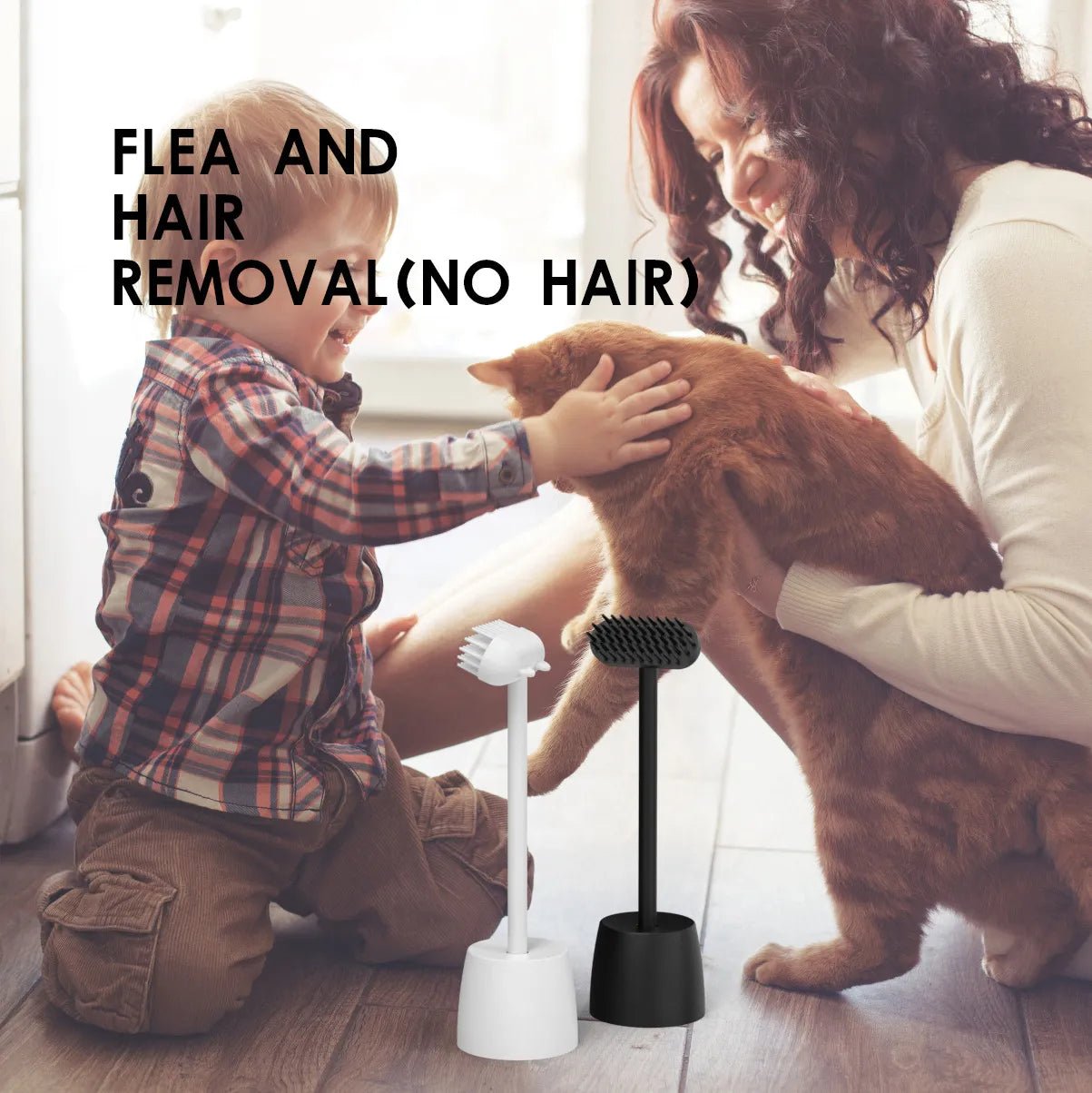 Funny Cat Comb Toy Sticker - pettspy