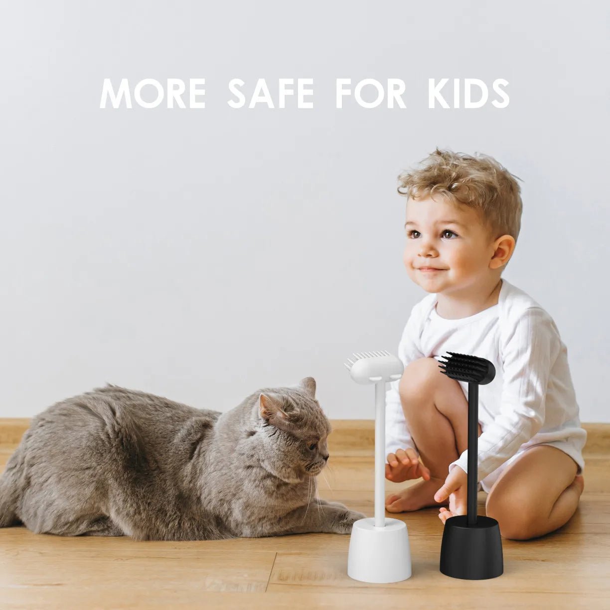 Funny Cat Comb Toy Sticker - pettspy