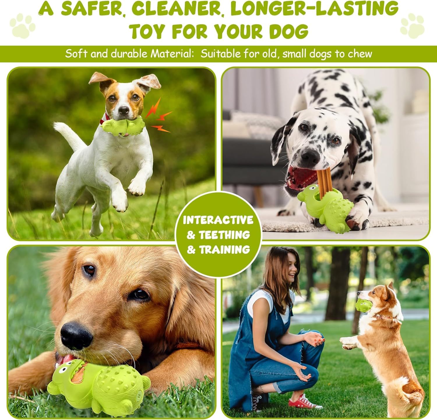 Indestructible Natural Rubber Toys for Chewers - pettspy