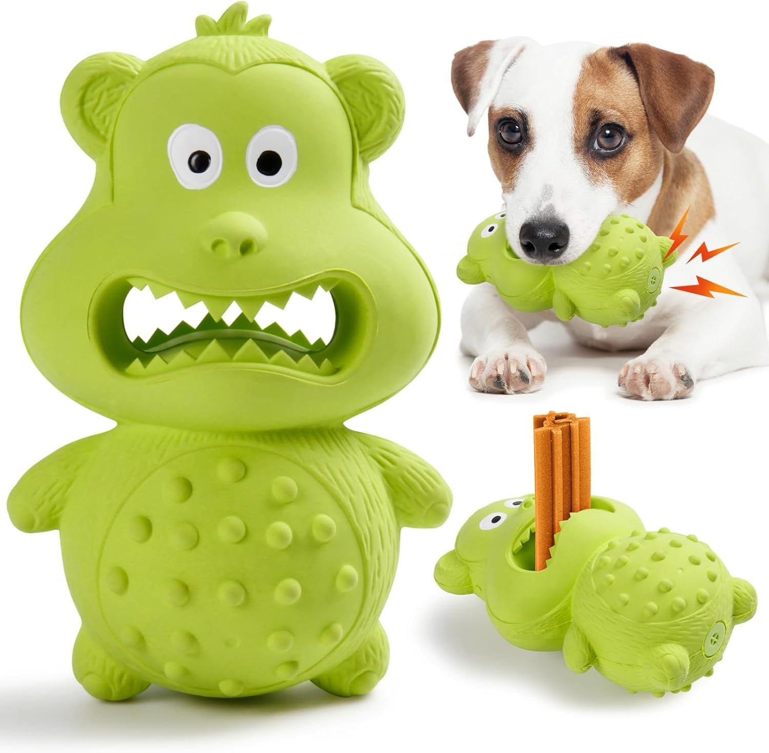 Indestructible Natural Rubber Toys for Chewers - pettspy