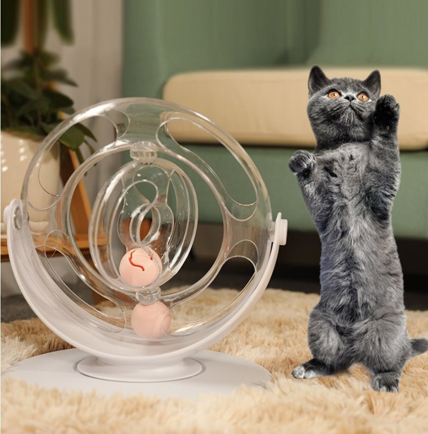 Interactive cat turntable educational toys - pettspy