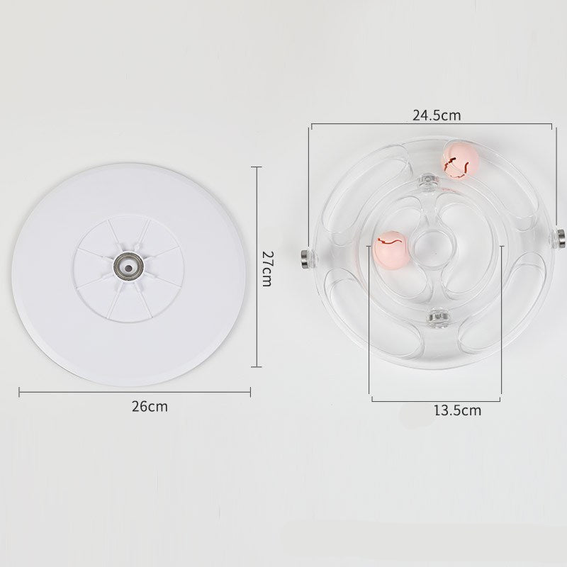 Interactive cat turntable educational toys - pettspy