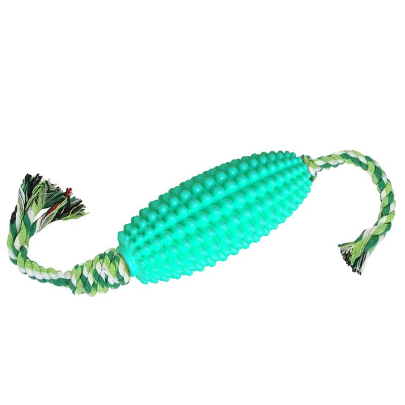 Interactive Corn Dog Chew Toy and Toothbrush - pettspy