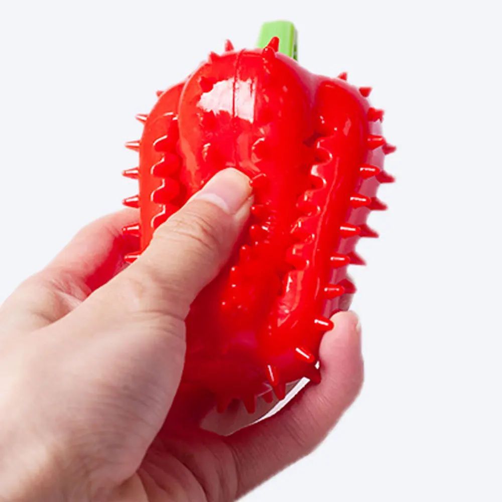 Interactive Dog Teething Chili Chewers Toy Interactive Toys Dog Toys - pettspy