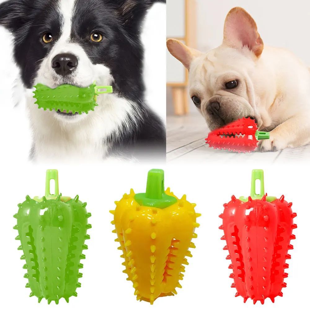 Interactive Dog Teething Chili Chewers Toy Interactive Toys Dog Toys - pettspy