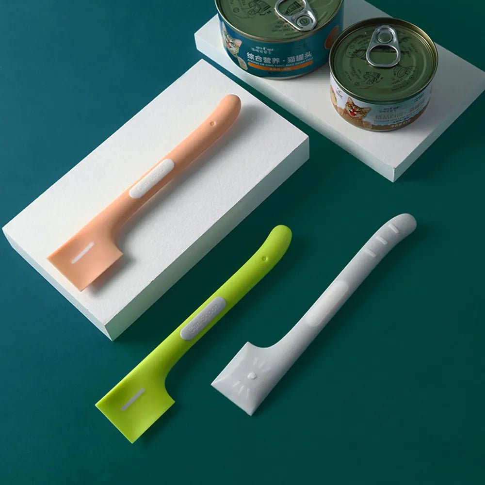 Long - Handle Pet Feeding Spoons - pettspy
