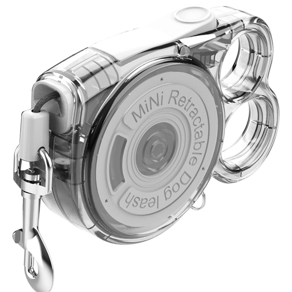 Mini Retractable Dog Leash - For Small Pets Lightweight Design Easy To Use Ideal For Outdoor Use - pettspy