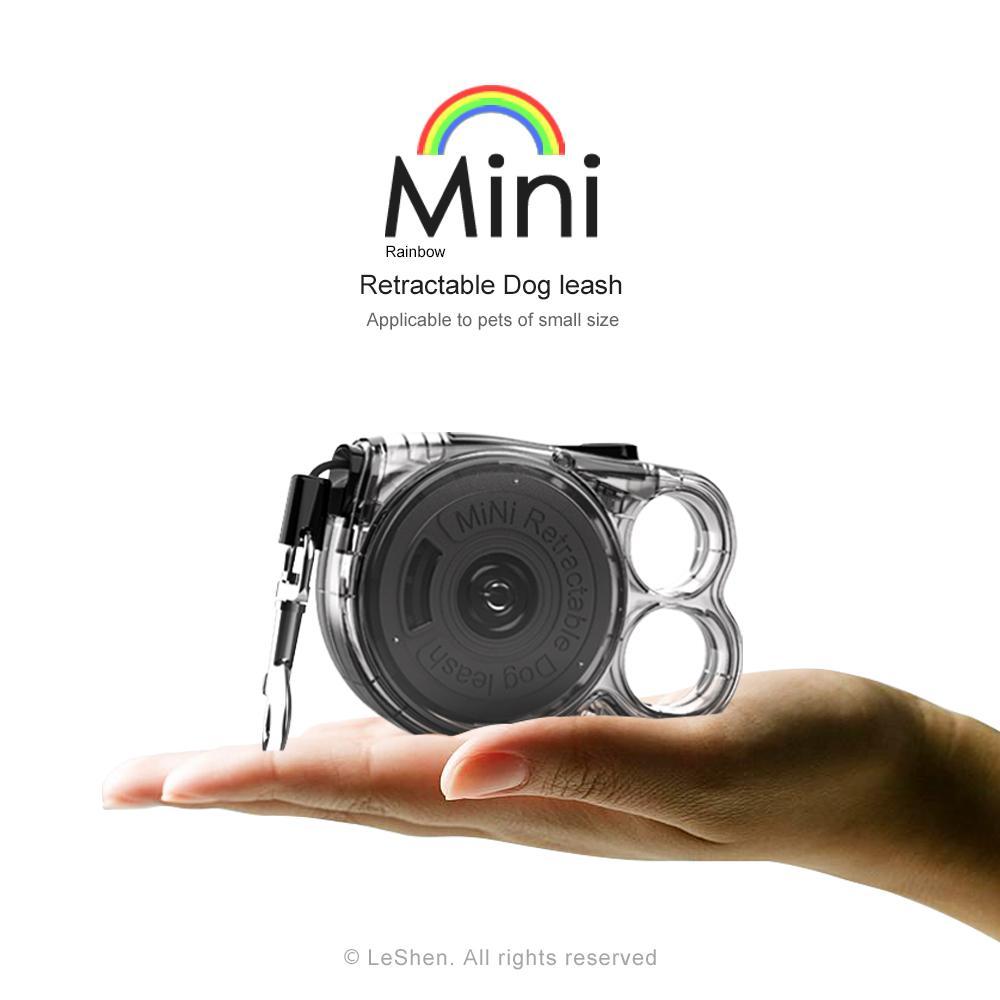 Mini Retractable Dog Leash - For Small Pets Lightweight Design Easy To Use Ideal For Outdoor Use - pettspy