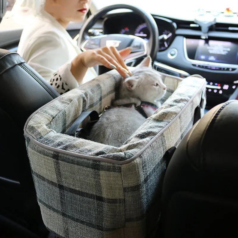 Pet Car Central Control Nest Cushion Seat Four Seasons Universal - pettspy