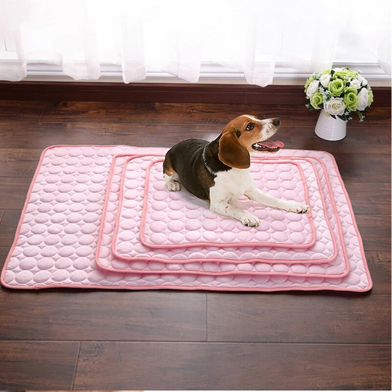 Pet Dog Cat Ice Silk Cold Nest Pad For Cooling In Summer - pettspy