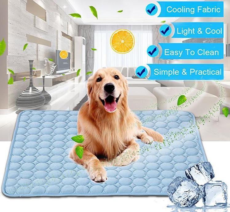 Pet Dog Cat Ice Silk Cold Nest Pad For Cooling In Summer - pettspy