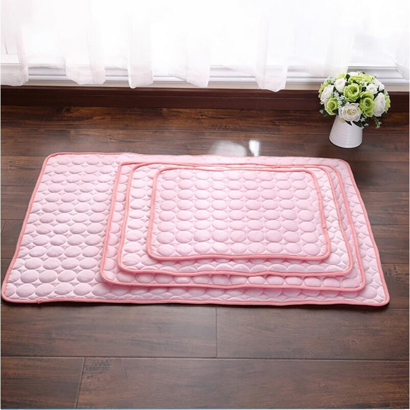 Pet Dog Cat Ice Silk Cold Nest Pad For Cooling In Summer - pettspy