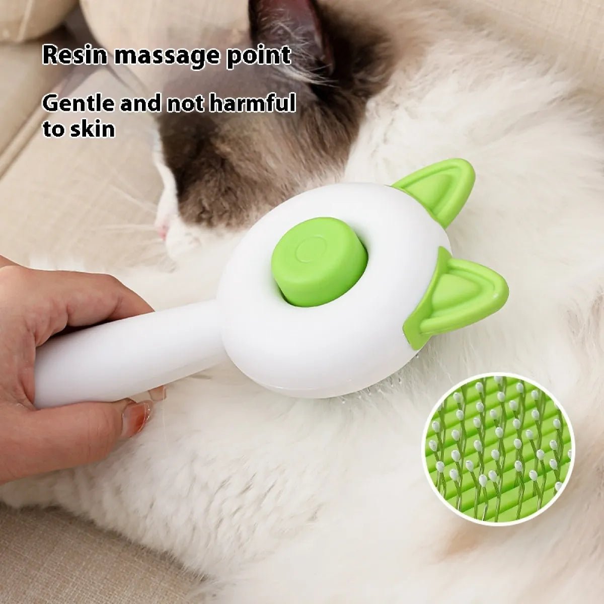 Pet Hair Remover Brush For Dogs Cats Grooming - pettspy