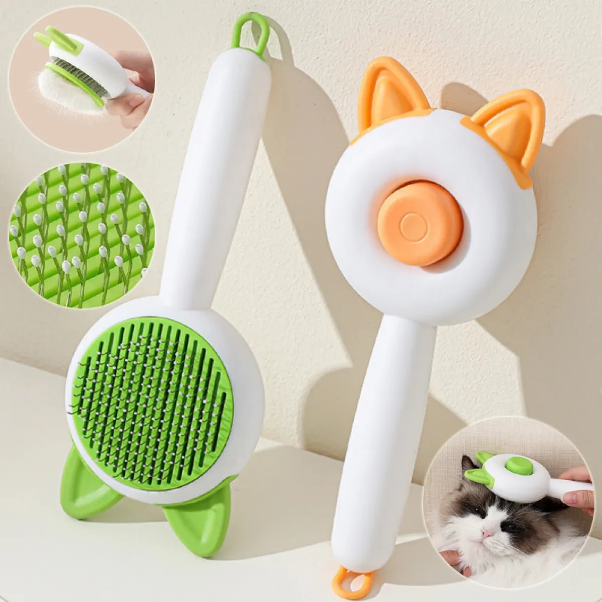 Pet Hair Remover Brush For Dogs Cats Grooming - pettspy