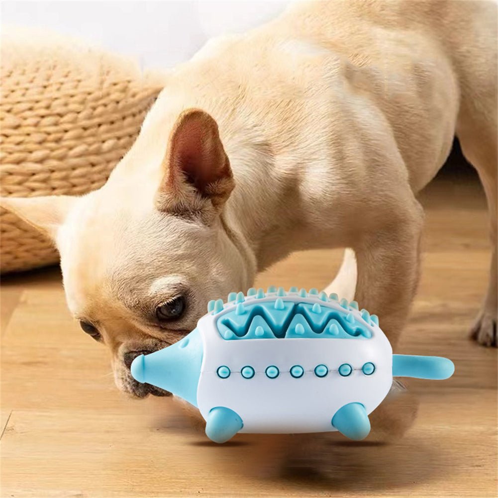 Phedgehog Shape Dog Toy Leaking Food Toys - pettspy