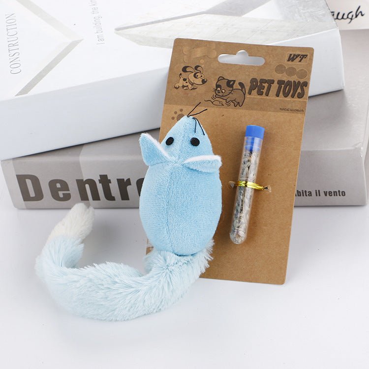 Plush Mouse with Free Interactive Catnip - pettspy