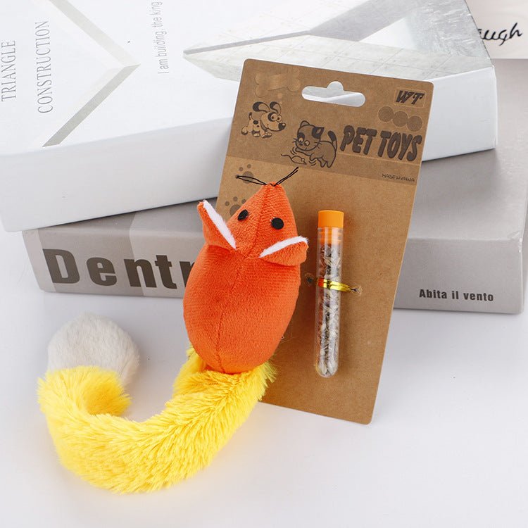 Plush Mouse with Free Interactive Catnip - pettspy