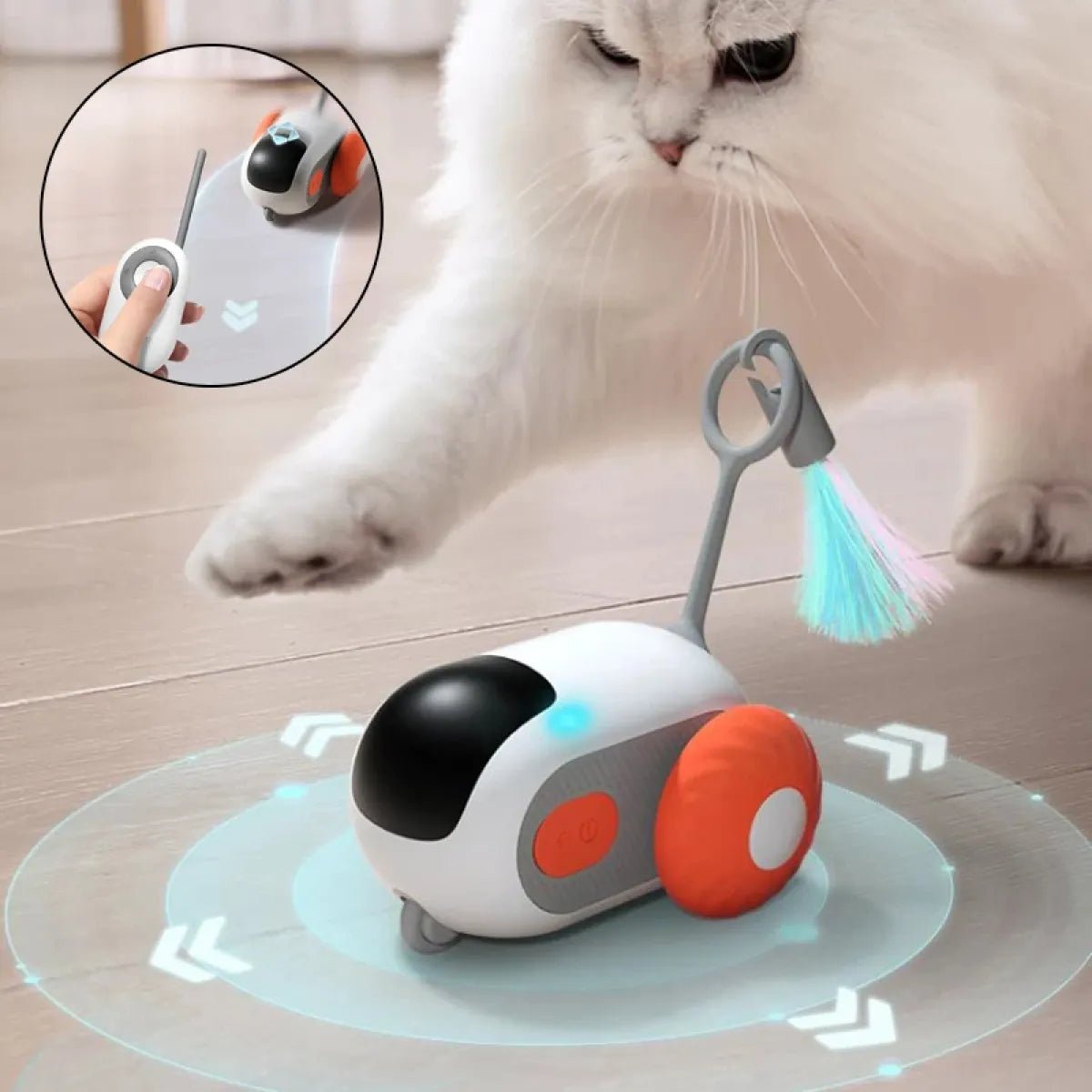 Remote Control Interactive Cat Car - pettspy