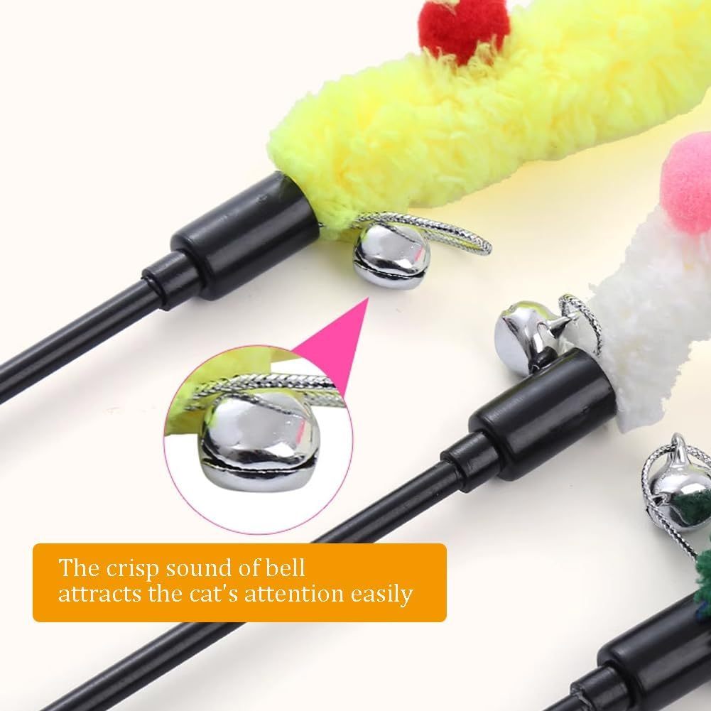 Teaser Wands Interactive Cat Toys For All Breed Sizes - pettspy