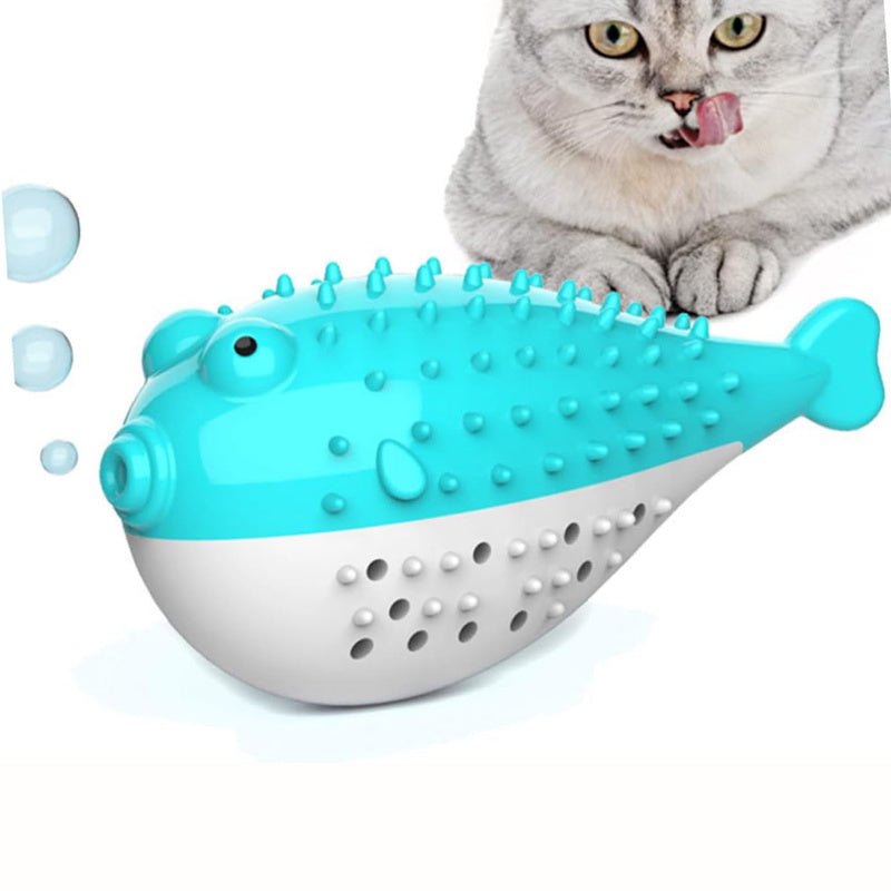 Teasing Cat Toothbrush Toy - pettspy