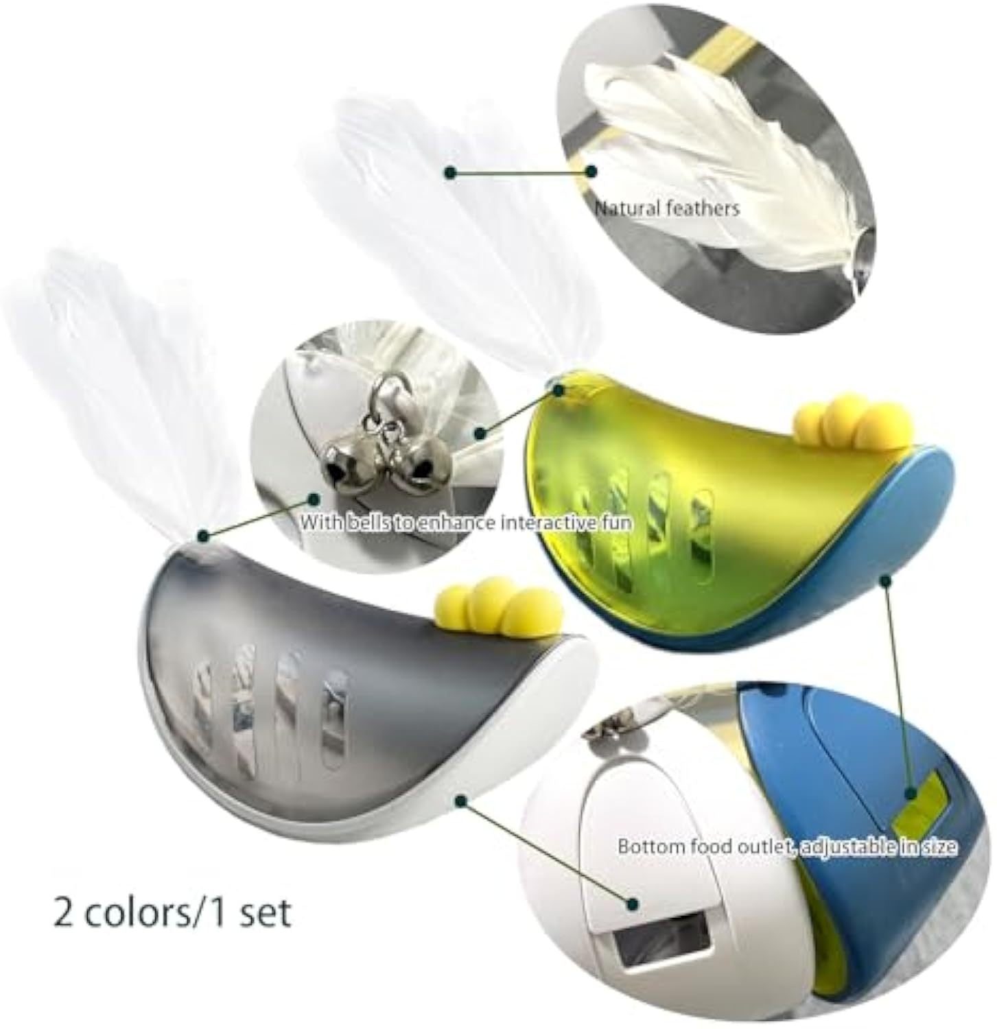 Tumbler Interactive Cat Toys For Indoor Cat Puzzle Feeder Funny Kitten Treats - pettspy