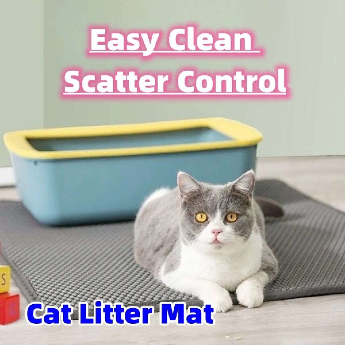 Waterproof Cat Litter Mat - pettspy